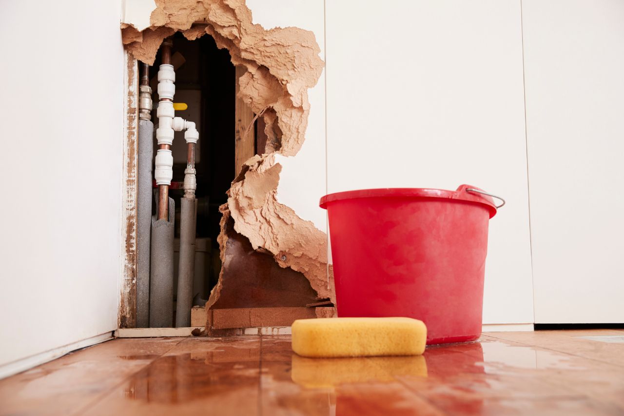 concealed pipe leaking